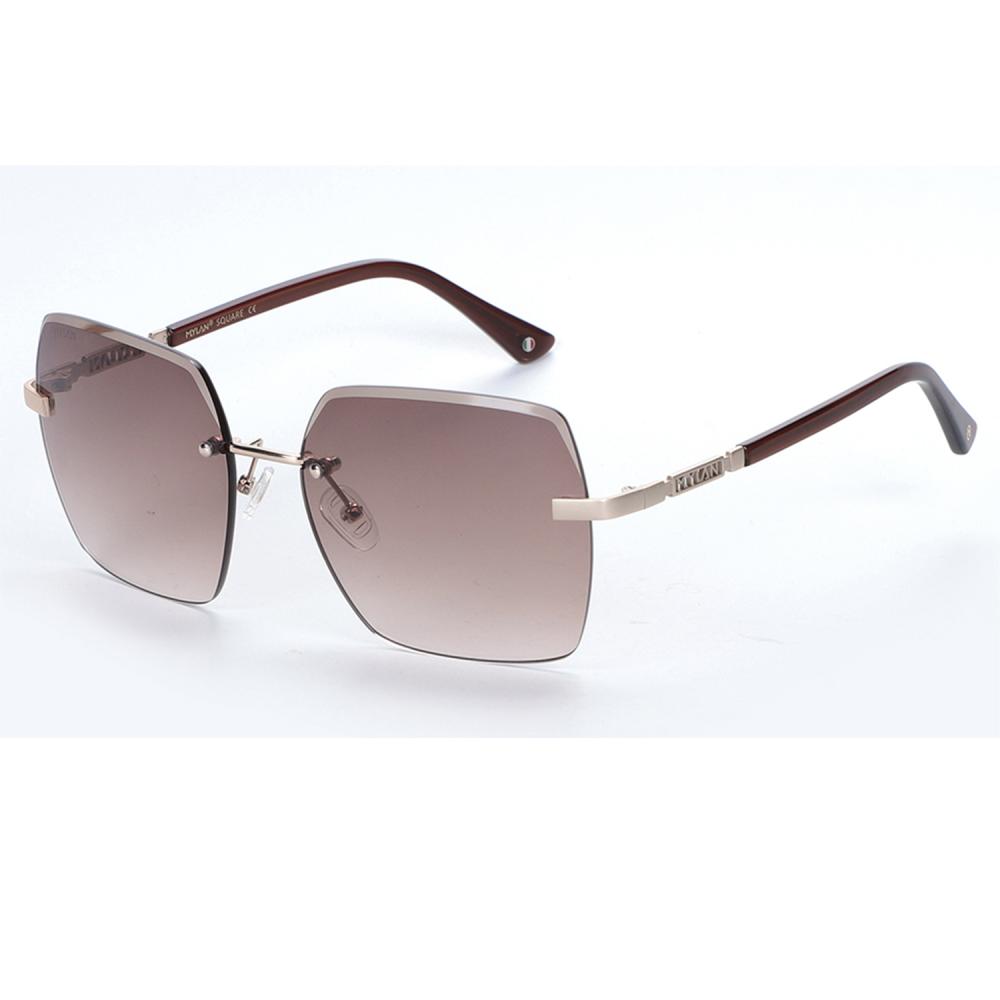 Lente Solar Cuadrado Femenino Metal – Mylan – Ref. S-ML.QF.ME.117 C1 - Vista 1