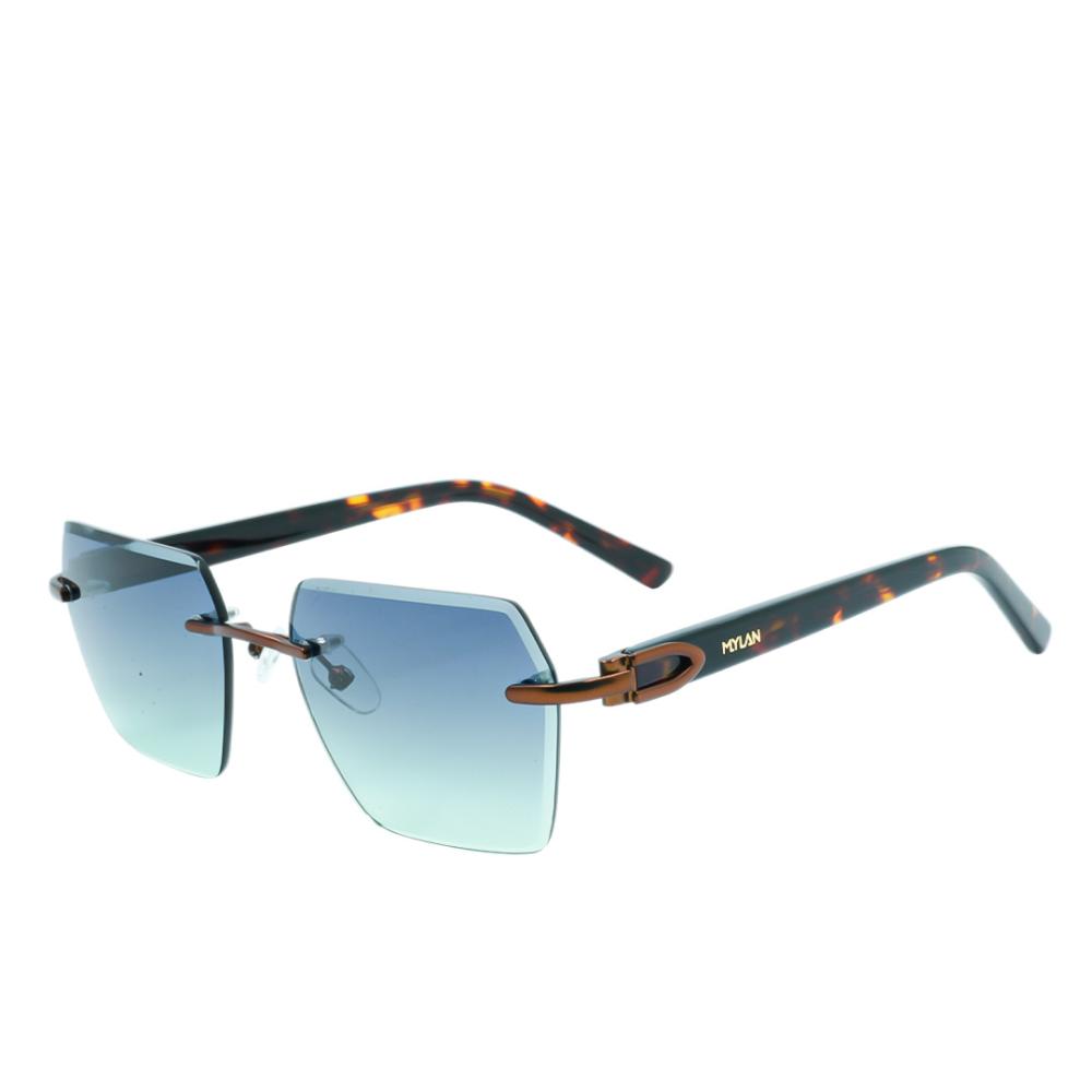 Lente Solar Cuadrado Masculino Metal – Mylan – Ref. S-ML.QM.ME.110 CA C1 - 2564