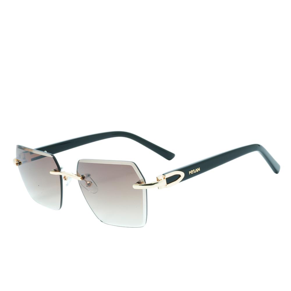 Lente Solar Cuadrado Masculino Metal – Mylan – Ref. S-ML.QM.ME.110 CA C1 - Vista 1