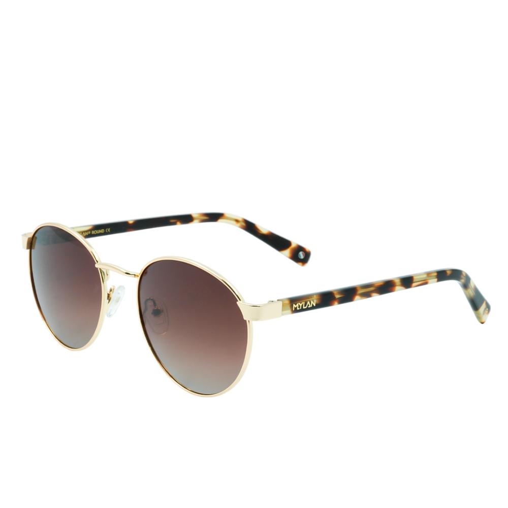 Lente Solar Redondo Metal – Mylan – Ref. S-ML.RE.ME.45 C7 - Vista 1