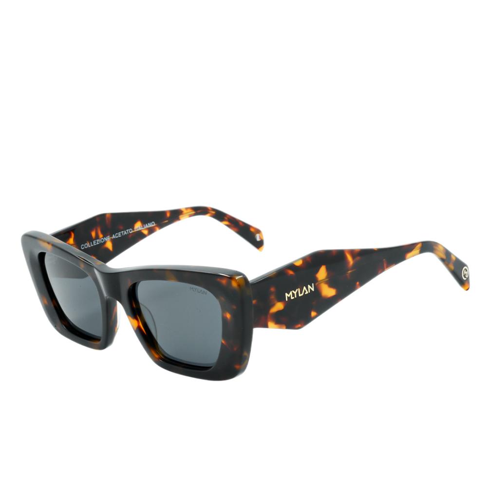 Lente Solar Cuadrado femenino Acetato – Mylan – Ref.  S-ML.G.AC.29 C1 - 2317